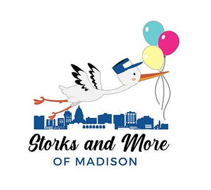 Logo of Storks and More of Madison: Fitchburg, Madison, Middleton, Sun Prairie, Waunakee, WI